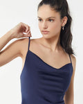Mallory Cowl Neck Slip Dress